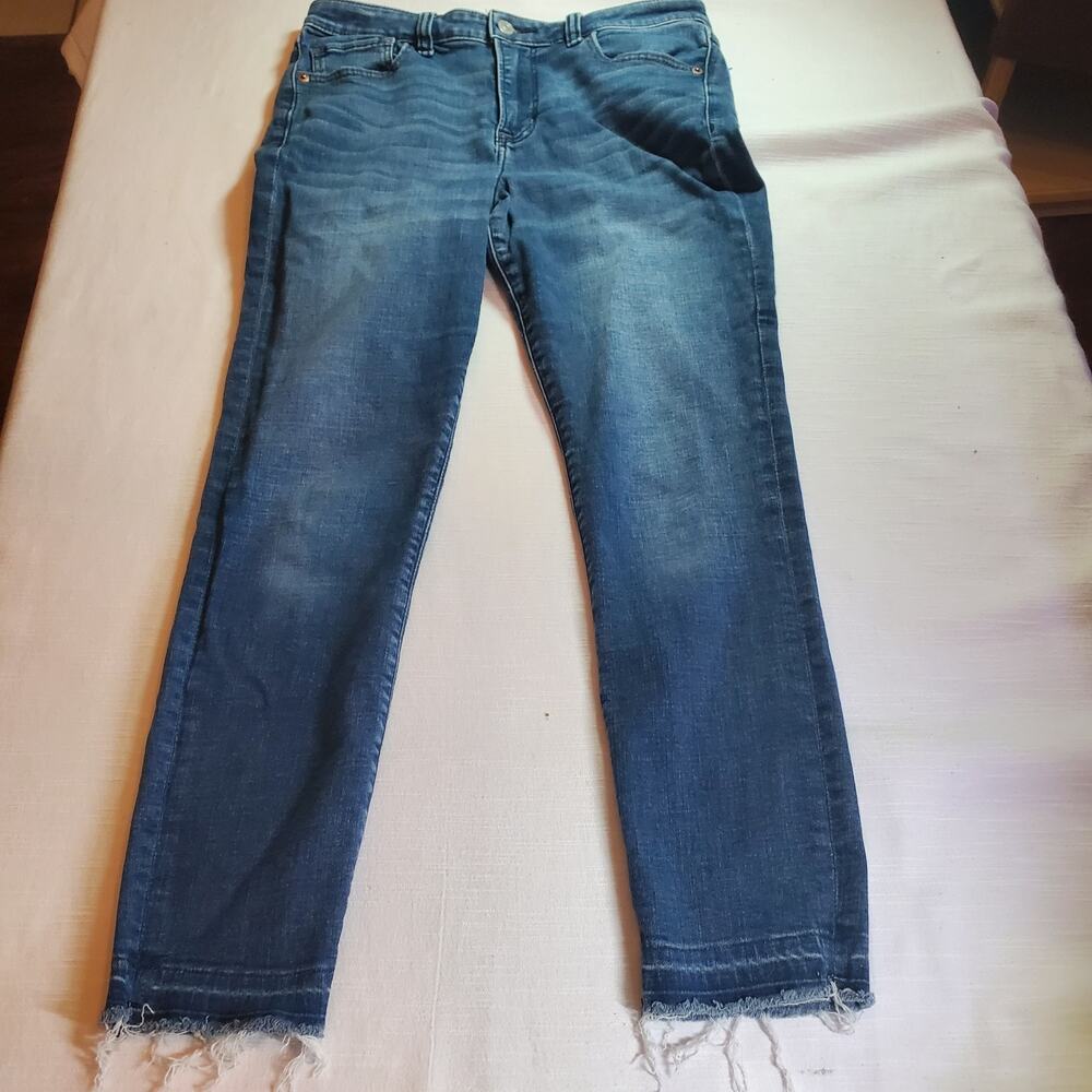 Abercrombie & Fitch Womens Size 30 / 10 Mid Rise Super Skinny Ankle Jeans Denim